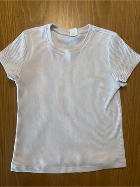 Hollister Ribbed Sleep Tee - Pale Pink